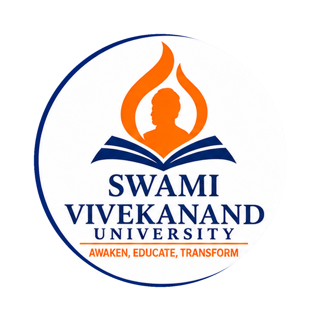 Swami Vivekanand University logo